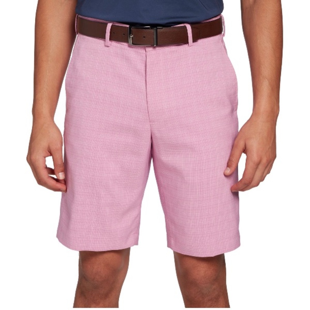 Men’s Golf Shorts, Size 40”, Pink. Comfortable material.